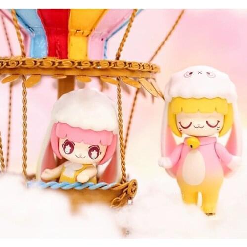 Kimmy Miki Blind Box Cat Surprise Dolls Popmarter Animal Series Blind Box Color Doll Binary Action Figure Birthday Gift Kid Toy