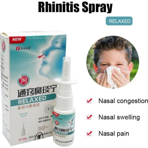 Nasal Spray Chinese Herb Medical Treatment For Chronic Allergic Rhinitis Powerful Effect Clear Nose,Relieve Itching Health Care