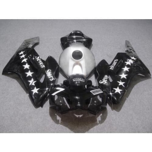 Motorcycle Fairing kit for HONDA CBR1000RR 04 05 CBR 1000RR 2005 2004 cbr1000rr ABS Silver black Fairings set+7gifts HS36