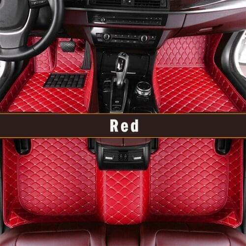 Leather Car Floor Mats For Opel Cascada 2010 2011 2012 2013 2014 Custom Luxury Rugs Auto Interior Accessories 5seat