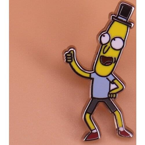 Mr Poopy thumbs-up enamel pin cute cartoon brooch fans gift funny art jewelry women shirts jackets badge