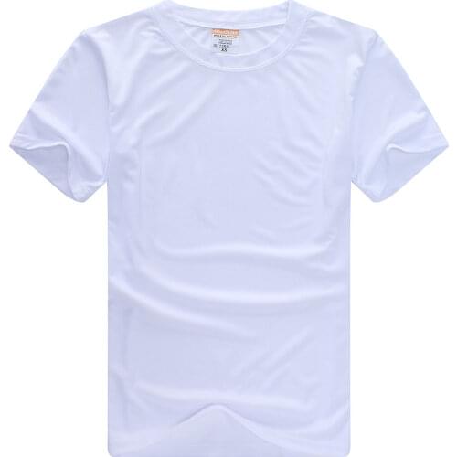 10pcs Plain White Sublimation Blank Modal T-Shirt for Men