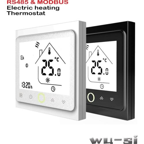 RS485&MODBUS remote temperature controller ,16A electric floor heating thermostat,24VAC 95-240VAC optional