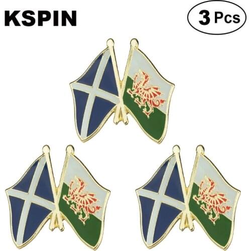 Scotland Wales Frendship Lapel Pin Brooches Pins Flag badge Brooch Badges