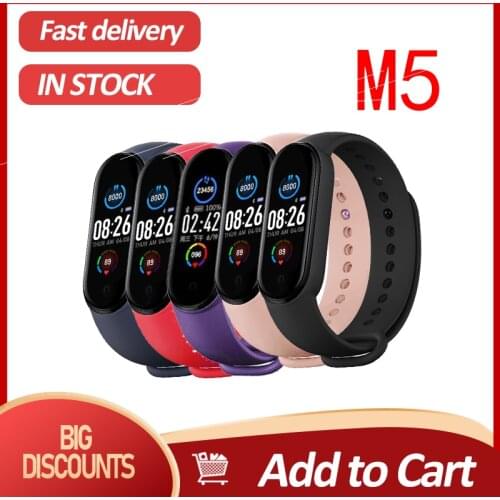 M5 Smartband Smart Watch Wristband Health Heart Rate Monitor IP67 Waterproof Smarthwatch Blood Pressure Fitness Tracker