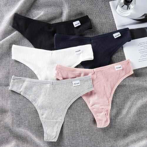 1 Piece IXueJie Underwear Women Sexy G String Thongs for Lady Lingerie Feminina Cotten Panties BriefsWholesale Pack of Panties