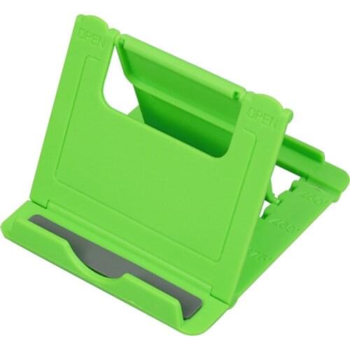 Universal Folding Table Mobile Phone Stand Adjustable Angle Plastic Stand Desktop Stand for iPhone Samsung Desktop Stand