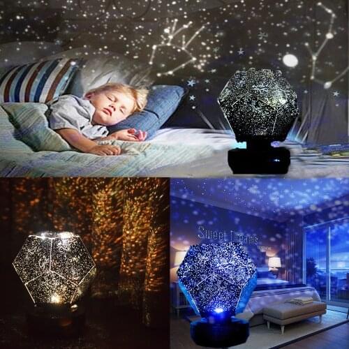 Star Projector Galaxy Lamp Light Starry Sky Night Light led Table Lamp Lite Starlight Nightlight Skylight Gift For Children Kids