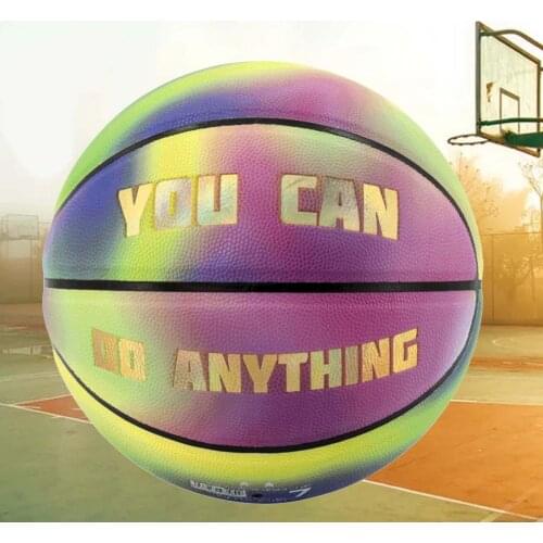 1 Set Crossway Basketball Sweat-Absorbent Anti-slip Well Airtightness Size 7 Competitive Playing Basketball for Training