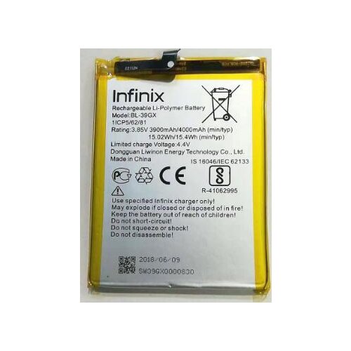 3900mAh 3.85V Battery For Infinix BL-39GX Mobile Phone Batterie Bateria Replace Parts