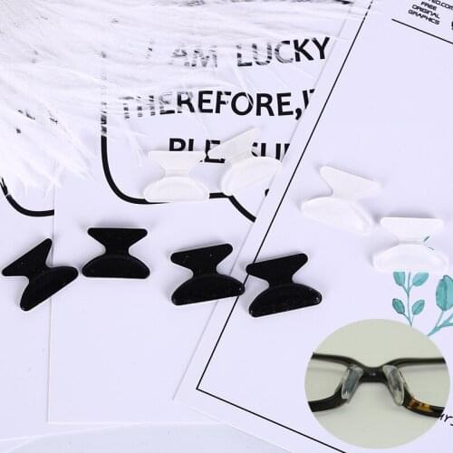 6PCS=3 Pairs Soft Silicone Spectacles Anti-Slip Silicone Stick Non-slip Nose Pad For Glasses Eyeglasses Sunglasses Accessories