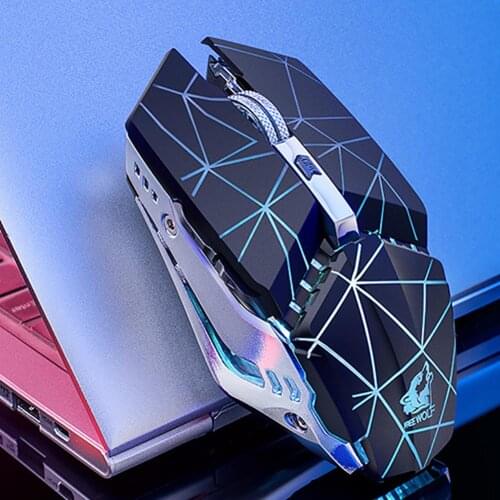 Free Wolf X11 Ergonomic 2.4G 2400DPI Wireless Optical Mouse for Laptop Computer