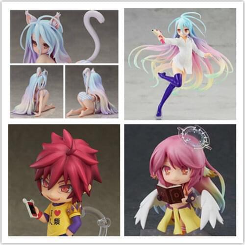 No Game No Life Anime Figure Toys Sora Jibril Sexy Girl Game of Life Jibril 794 Shiro 653 Sora 652 PVC Action Figure Model Dolls