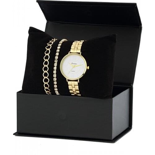 Forentina Sarı Kol Saati 2 Adet Bileklik PS1165