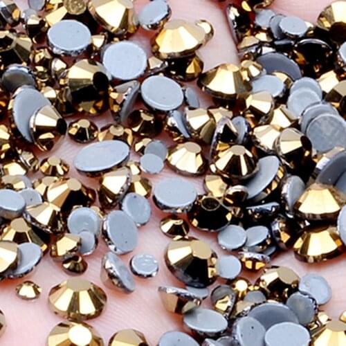 Hotfix SS12 3mm 1440pc Flat Back Rhinestone Crystal Glass Rhinestones Garment Wedding Dress Clothes Gem For Clothes Decoration