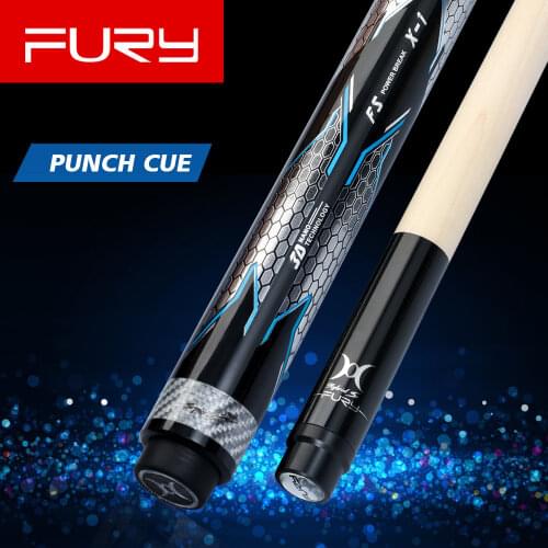 FURY FS-PB-X1Billiard Punch Cue 13mm Hell Fire Tip Carbon Fiber Technology Shaft Quick Joint High-end 3D Wrap Billar Break cue