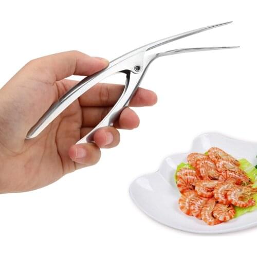 Creative Kitchen Tools Remover Peel Device Shrimp Shell Peel Off Stainless Steel Practcial Prawn Shrimp Deveiner Peelers