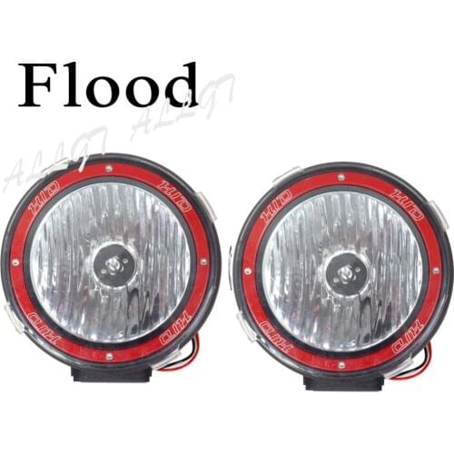 1 Pair 55W 9inch Hid Xenon Driving Lights Fog Spotlights Off Road Car Truck ATV 4X4