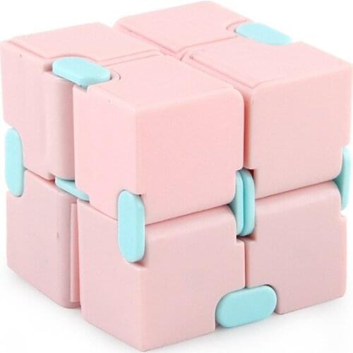 Children Adult Relieve Stress Infinity Cube Decompression Magic Cube Fidget Toys Puzzle Toys Anxiety Reliever Antistress Cube