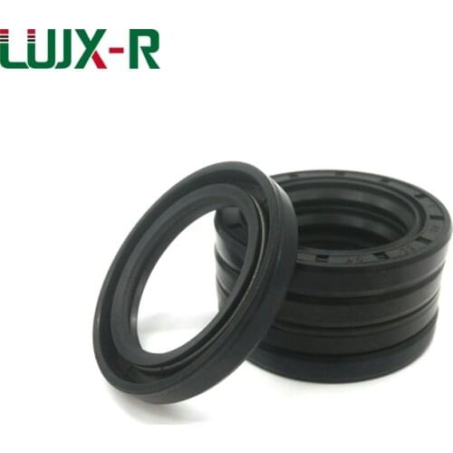 LUJX-R 2pcs TC Oil Seal Rubber Gasket NBR Nitrile Skeleton Shaft Seals Ring with Spring Steel 40x62x10/40x68x5/40x68x5-40x90x12