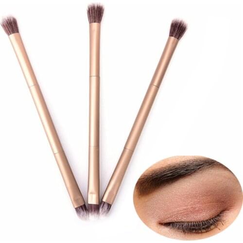 Multi-functional Doubled Ended Champagne Makeup Eyeshadow Eye Shadow Gold Eye Shadow Makeup Cosmetic Brush Tool
