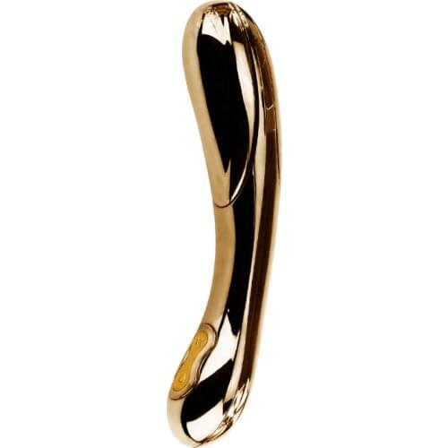 Zinc - alloy Powerful Gold Vibrating Dildo Vibrators For Women Adult Sex Toys G-spot Clitoris Massage Sex Products for Women