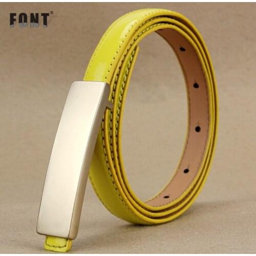 Ms belt leather fashion casual leather high-grade alloy agio collocation skirt waist belt