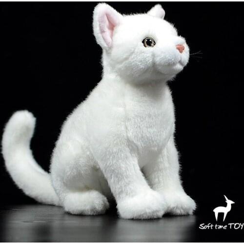 Stuffed Cats Plush Toy Simulation Cute Doll Pet Toys Home Decor Gift For Girls Birthday Brinquedos Children Plush Toys BK50WJ