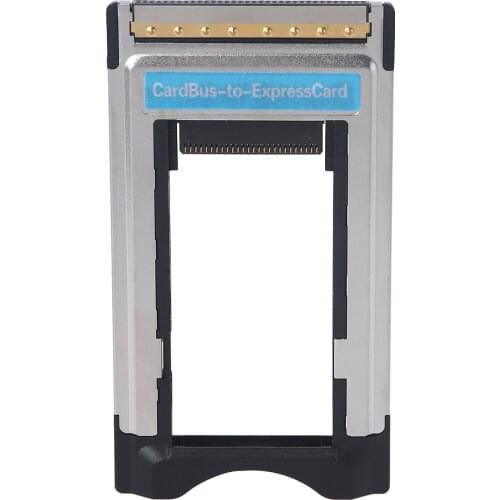 New Wireless Express Card PCMCIA Cardbus Card Adapter Expresscard Bus Card Reader Adapter 2.13X3.86 inch 1 PC cardbus adapter