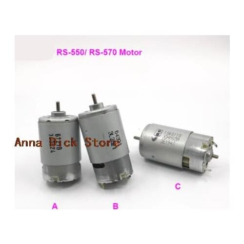 JOHNSON RS-550/ RS-570 Power Motor DC 14.4V 19.6V 24V 12200RPM-20000RPM High Speed Large Torque for Electric Drill