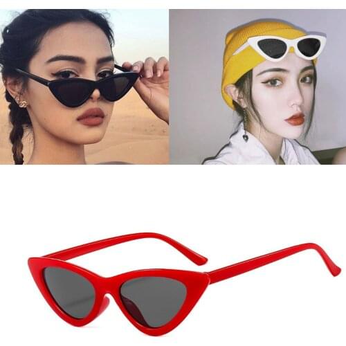 Fashion Cat Eyes Sunglasses Sun Glasses Women Sexy Retro Small Cat Eye Sunglasses Colorful Eyewear For Female Oculos De Sol