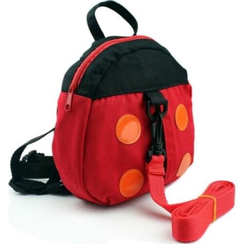 Special Offer~Baby Anti-Loss bag Lovely Ladybug bag With belt /Unisex Baby Backpack with Anti-loss Rope3170