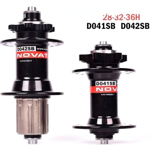 Hub D041SB D042SB disc card brake MTB mountain bike hub bearing bicycle hubs 28 32 36 Holes red black 8/9/10/11speed