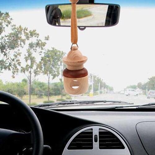 Car Decoration Interior Pendent Glass Bottle Diffuser For Perfume Air Freshener Oil Container Kit Truck Off Road 4x4 Accessories
