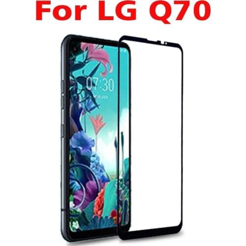 2PCS 3D High-alumina Tempered Glass For LG Q70 Full Screen Cover Screen Protector Explosion-proof Film For LG Q70