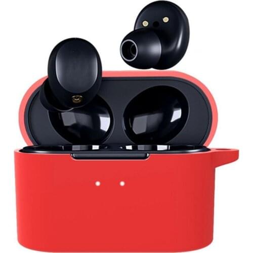 Earphone Protector Solid Shockproof Silicone Silicone Earphone Case Container for QCY HT01 Silicone Protective Cover Cases