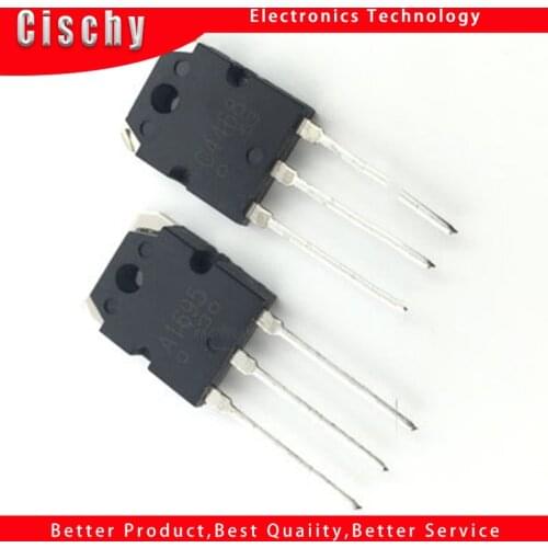 1pair=2pcs/lot A1695 C4468 / 2SA1695 2SC4468 TO-3P dedicated stereo pair new original