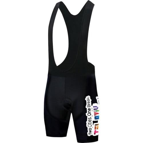 2021 black Team ISRAEL culotte ciclismo hombre gel 20D pad Cycling Bib Shorts Mountain Bike Breathable spandex shorts