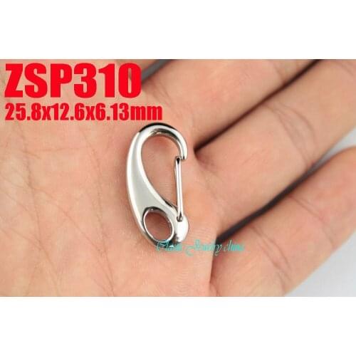 25mm 316L stainless steel Lobster clasp hook fashion jewelry accessories chain necklace parts 20pcs ZSP310
