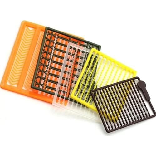 5 Cards Fishing Accessories Carp Micro Bait Stopper Boillies Bait Stop Bead Carp Bait Holder for Hair Rig Tackle Accessories