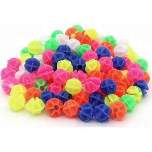 50pcs Assorted Colors Bike Bicycle Wheel Spokes Bead Plastic Clip Spoke Bead Derections Bicycle Accessories Bike Supplies