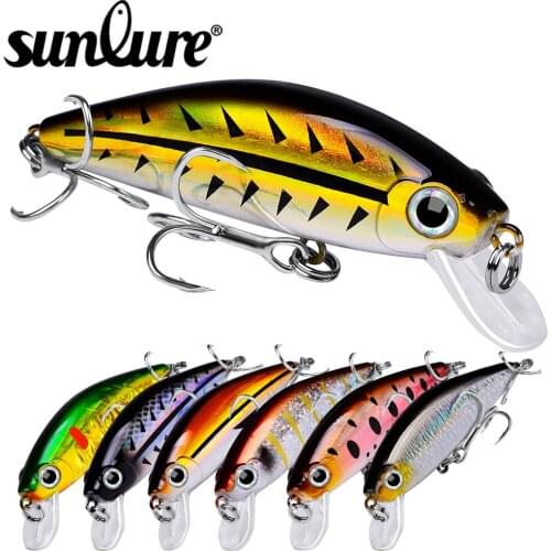 6Pc Minnow Hard Bait Fishing Lures Fishing 8cm Tackle 11g Fishing Bait with 6# Hooks 12 Color Fishing Baits 2018 Set Retail Box