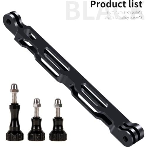 CNC Aluminum Extender Arm Mount For DJI osmo ation/insta360 onex R Accessories Extender Pole Selfie for GoPro