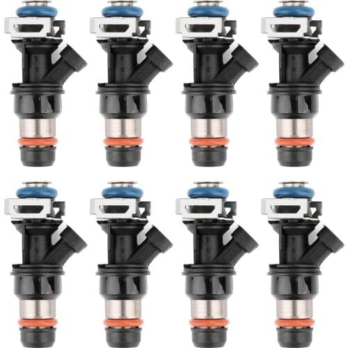 Areyourshop 8PCS Fuel Injector For Delphi 2001-2007 For Chevy Truck 4.8L 5.3L 6.0L 25317628 FJ10062 Car Auto Accessories