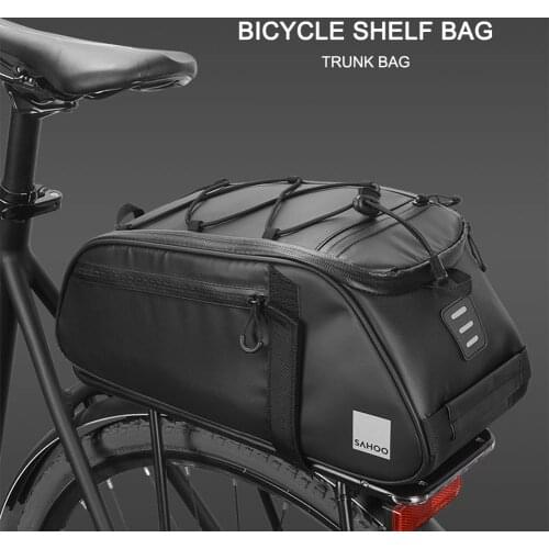 Bicycle Travel Luggage Pannier Bags High Capacity Rear Seat Waterproof Pouch Hiking Trekking Climbing MTB Pouch