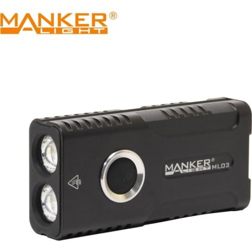 MANKER ML03 2000 Lumens Type-C USB Rechargeable Keychain Flashlight LH351D LED New Multi-purpose Pocket Light with Magent Tail