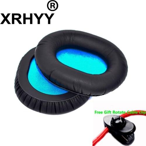 XRHYY Black Replacement Ear Pad Earpads Cushion Cover Earpad For Sennheiser HD8 HD 8 DJ HD6 Mix HD 6 Gaming Game Headphones