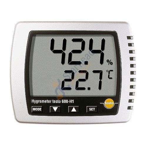Testo 608-H1 large display digital thermohygrometer humidity/dewpoint/temperature,0560-6081