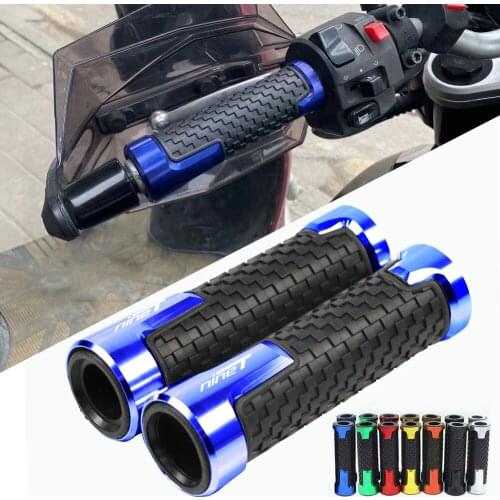 For BMW R nine T Scrambler R9T RNINET Motorcycle Accessories 7/8'' 22MM Rubber Hand End Grip Bar Handlebar Grips Handle Bar