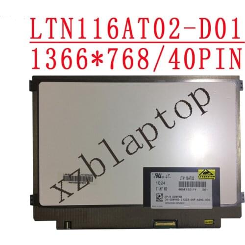 LTN116AT02-D01 LTN116AT02 D01 for original model Laptop Lcd Screen 1366*768 LVDS 40 Pins